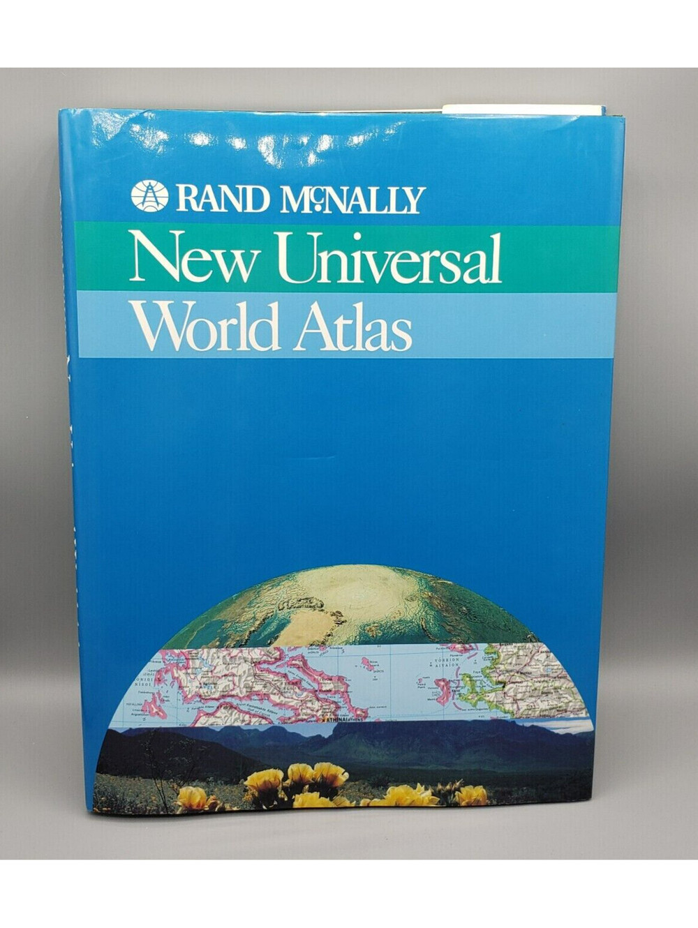 Vintage Rand McNally New Universal World Atlas Hardcover DJ 1995 Maps Geography